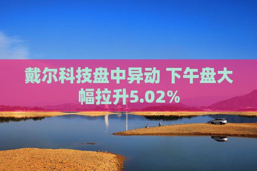 戴尔科技盘中异动 下午盘大幅拉升5.02%