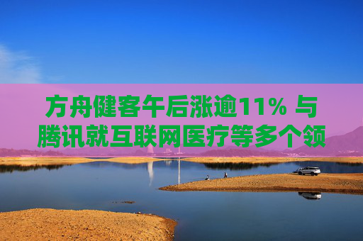 方舟健客午后涨逾11% 与腾讯就互联网医疗等多个领域达成战略合作