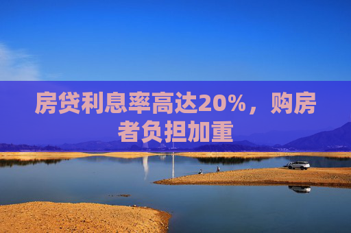 房贷利息率高达20%，购房者负担加重